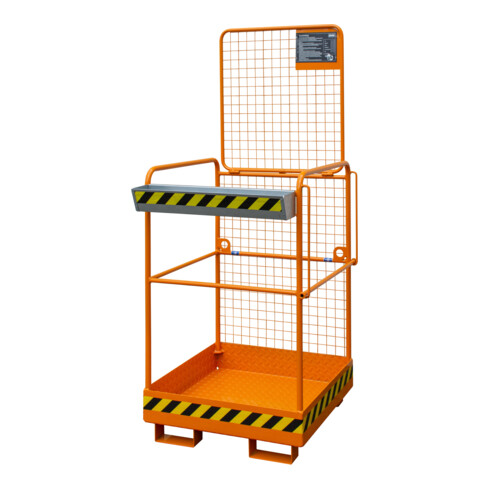 Panier de sécurité Bauer Südlohn SIKO-M, laqué, bleu clair