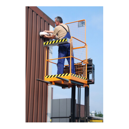 Panier de sécurité Bauer Südlohn SIKO-M, laqué, bleu clair