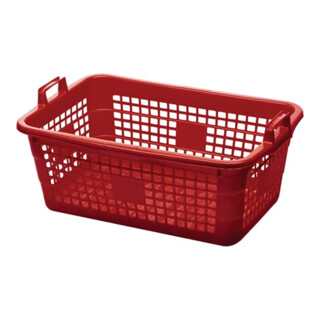 Panier L800xl535xH300mm 85 l polyéthylène rouge LOCKWEILER