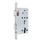 Panik-Einsteckschloss 2320 Fkt.B rd 24/65/72/9mm DIN L/R VA BKS