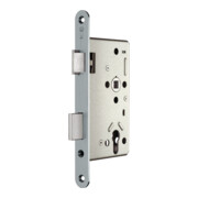 Panik-Einsteckschloss Ser.20 APD Fkt.D rd 20/65/72/9mm DIN li.VA SSF