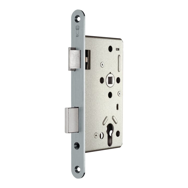 Panik-Einsteckschloss Ser.20 APD Fkt.D rd 24/55/72/9mm DIN li.VA SSF