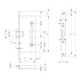 Panik-FH-Einsteckschl. B-1125 Dorn 65mm/72mm/9mm m.W. Funkt. E