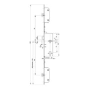 Panikschloss SECURY 2116 Fkt. E 20/55/72mm DIN R Stulpl. 2285mm-1