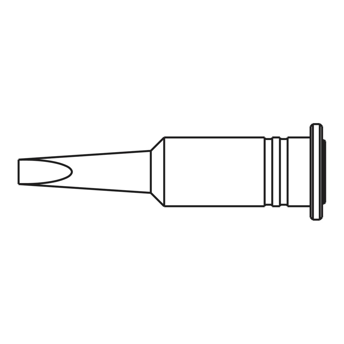 Panne à souder ERSA 3.2mm -en forme de ciseau