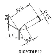 Panne à souder ERSA-ERSADUR, sans plomb, 1.2mm-3