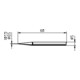Panne Série 032 pointe crayon l. 1,1 mm 0032 BD/SB ERSA-2