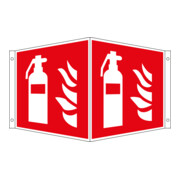 Panneau angulaire de protection contre l'incendie Eichner Extincteur Alu