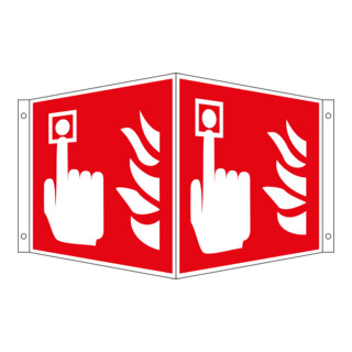 Panneau angulaire de protection contre l'incendie Eichner Téléphone de détection d'incendie