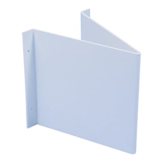 Winkelschild Kunststoff 148x148mm sans inscription