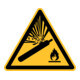 Panneau d'avertissement Eichner Avertissement bouteilles de gaz PVC jaune-1