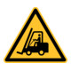 Panneau d'avertissement Eichner Avertissement sur les chariots de manutention PVC jaune-1