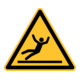 Panneau d'avertissement Eichner Risque de glissade PVC jaune-1