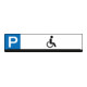 Panneau de réservation de parking Eichner Place de parking pour handicapés-1