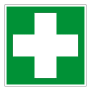 Panneau de secours Eichner Premiers secours, L x H = 15