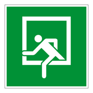Panneau de secours Eichner Sortie de secours Alu