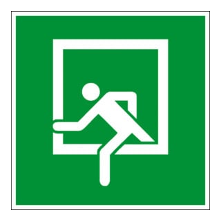 Panneau de secours Eichner Sortie de secours PVC