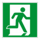 Panneau d'évacuation Eichner Chemin de fuite - sortie de secours Alu-1