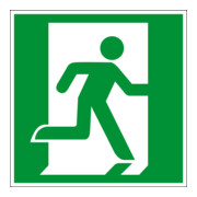 Panneau d'évacuation Eichner Chemin de fuite - sortie de secours Alu