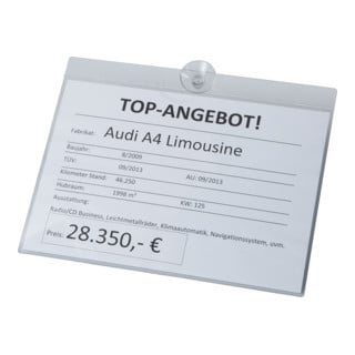 Panneau de vente de prix Eichner DIN A4 transversal