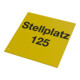 Panneau d'étagère Eichner standard horizontal, jaune 210/240 x 150 mm-1
