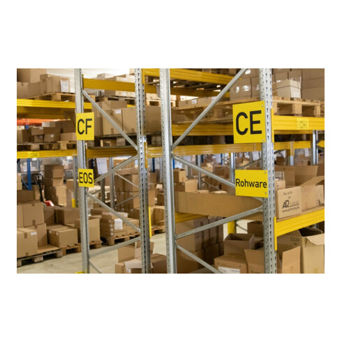 Panneau d'étagère Eichner standard transversal jaune
