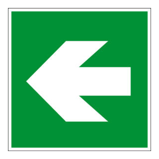 Panneau d'évacuation Eichner Indication de la direction gauche/droite
