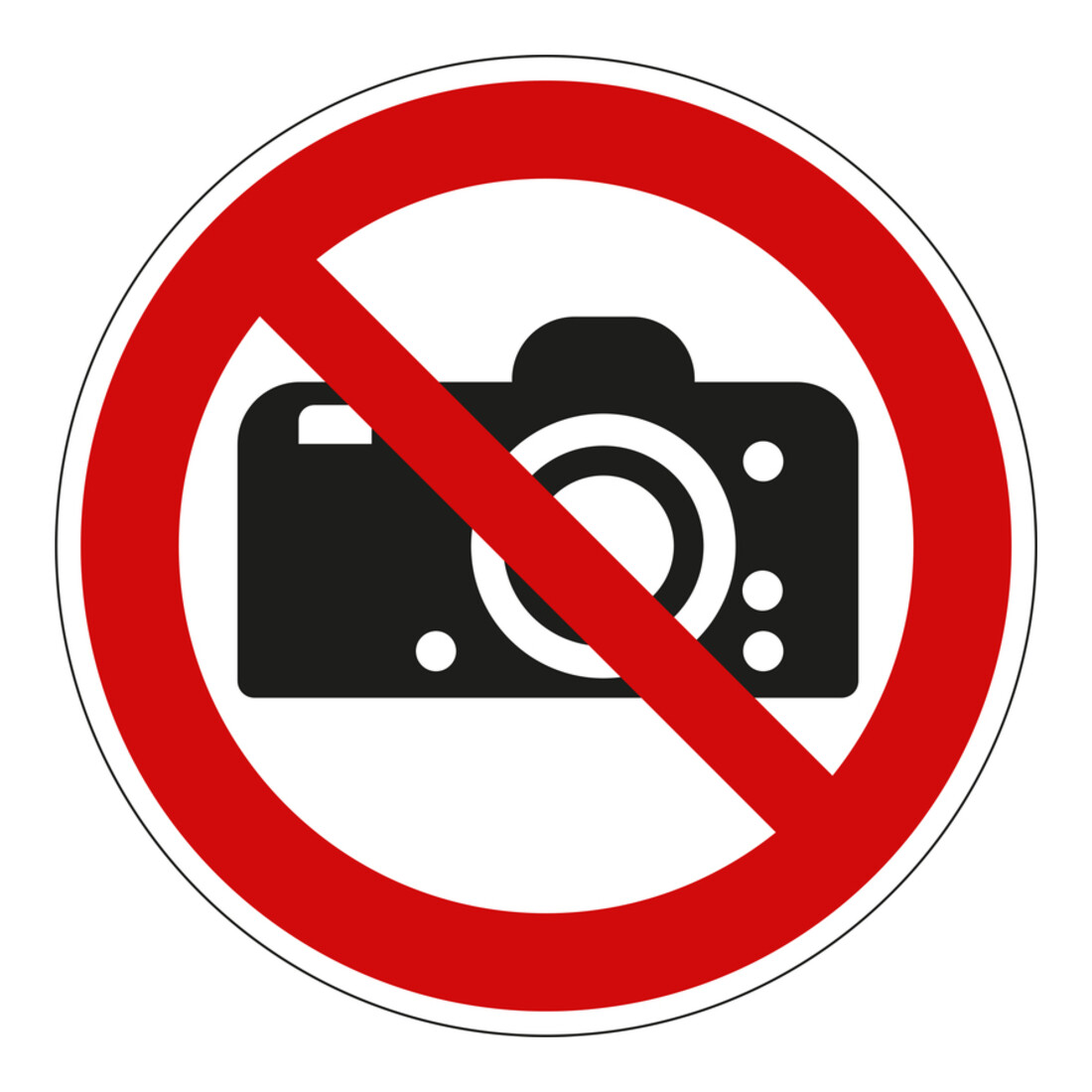 Panneau d'interdiction de photographier Eichner 31,5 cm