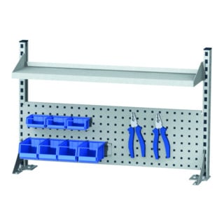 Panneau multifonction rapporté STIER lxH 1 000x650 mm, 1 tablette 1 000x220 mm