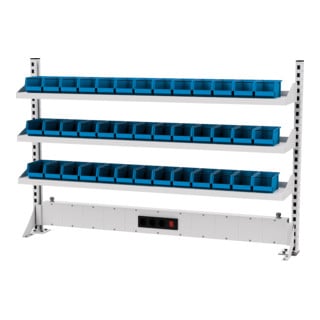 Panneau multifonction rapporté STIER lxH 1 500x950 mm STIER, 3 tablettes