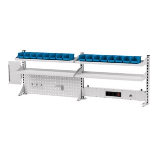 Panneau multifonction rapporté STIER lxH 2 000x650 mm, 1 panneau perforé