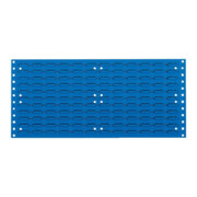 Panneau perforé à fentes l.991xLmm bleu gentiane, RAL 5010 format large BOTT