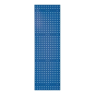 Panneau perforé l.450xL1500mm bleu gentiane, RAL 5010
