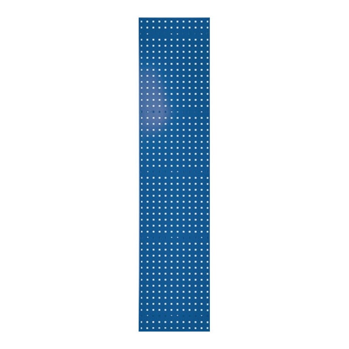 Panneau perforé l.450xL2000mm bleu gentiane, RAL 5010