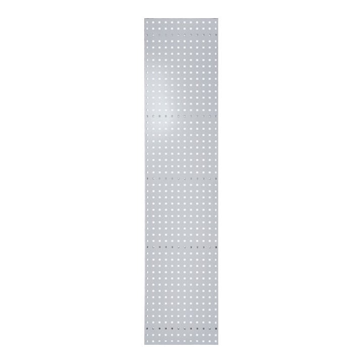 Panneau perforé l.450xL2000mm gris clair, RAL 7035