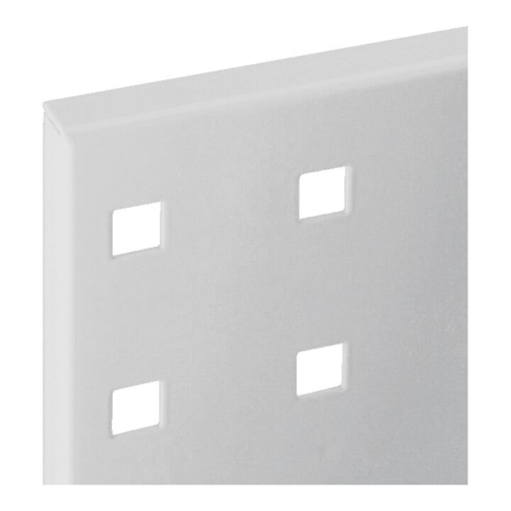 Panneau perforé l.450xL2000mm gris clair, RAL 7035