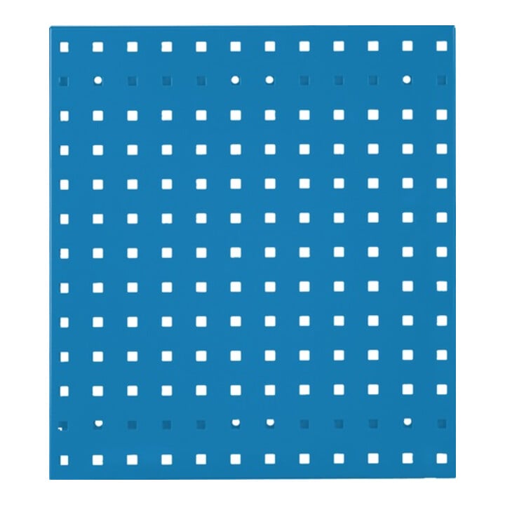 Panneau perforé l.450xL500mm bleu ciel, RAL 5015