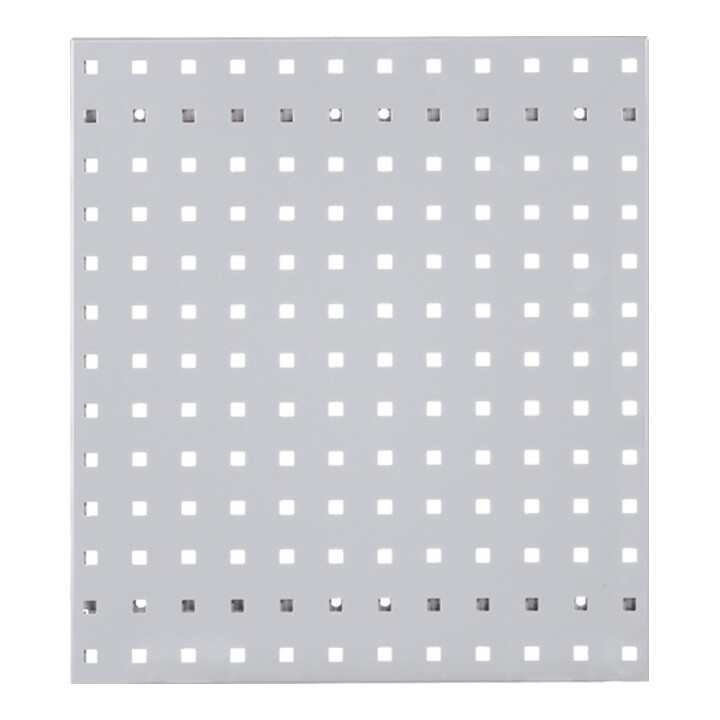 Panneau perforé l.450xL500mm gris clair, RAL 7035