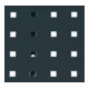 Panneau perforé l.457xL1486mm gris anthracite, RAL 7016 BOTT-1
