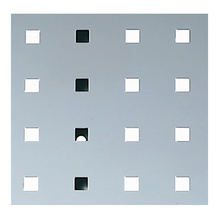 Tôle perforée basse gris clair RAL 7035
