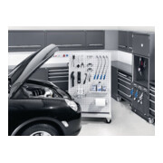 Panneau perforé l.457xL495mm gris clair, RAL 7035 BOTT-4
