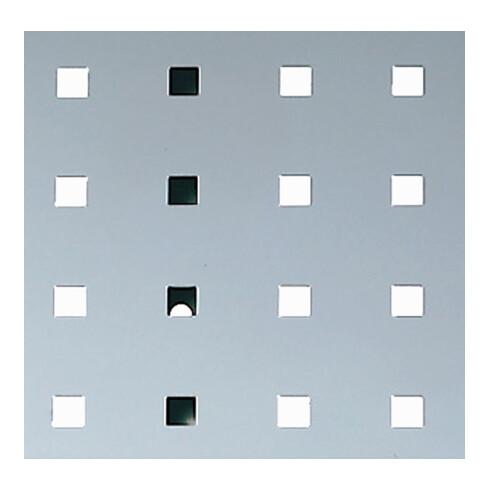 Panneau perforé l.457xL991mm gris clair, RAL 7035 BOTT