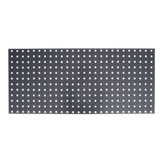 Panneau perforé pour mur d'atelier STIER, 1000x450 mm, gris anthracite