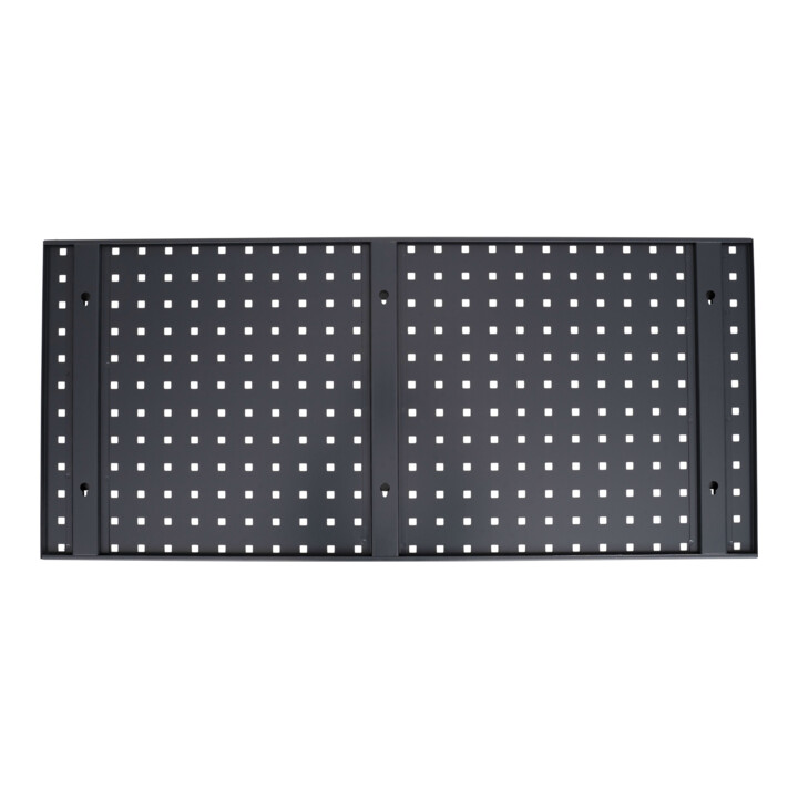 Panneau perforé pour mur d'atelier STIER, 1000x450 mm, gris anthracite