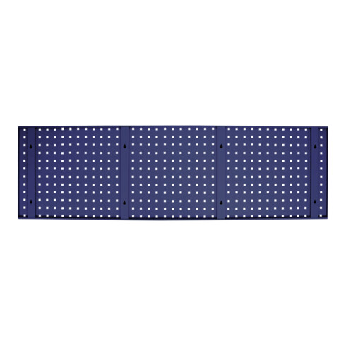 Panneau perforé pour mur d'atelier STIER, 1500x450 mm, bleu gentiane