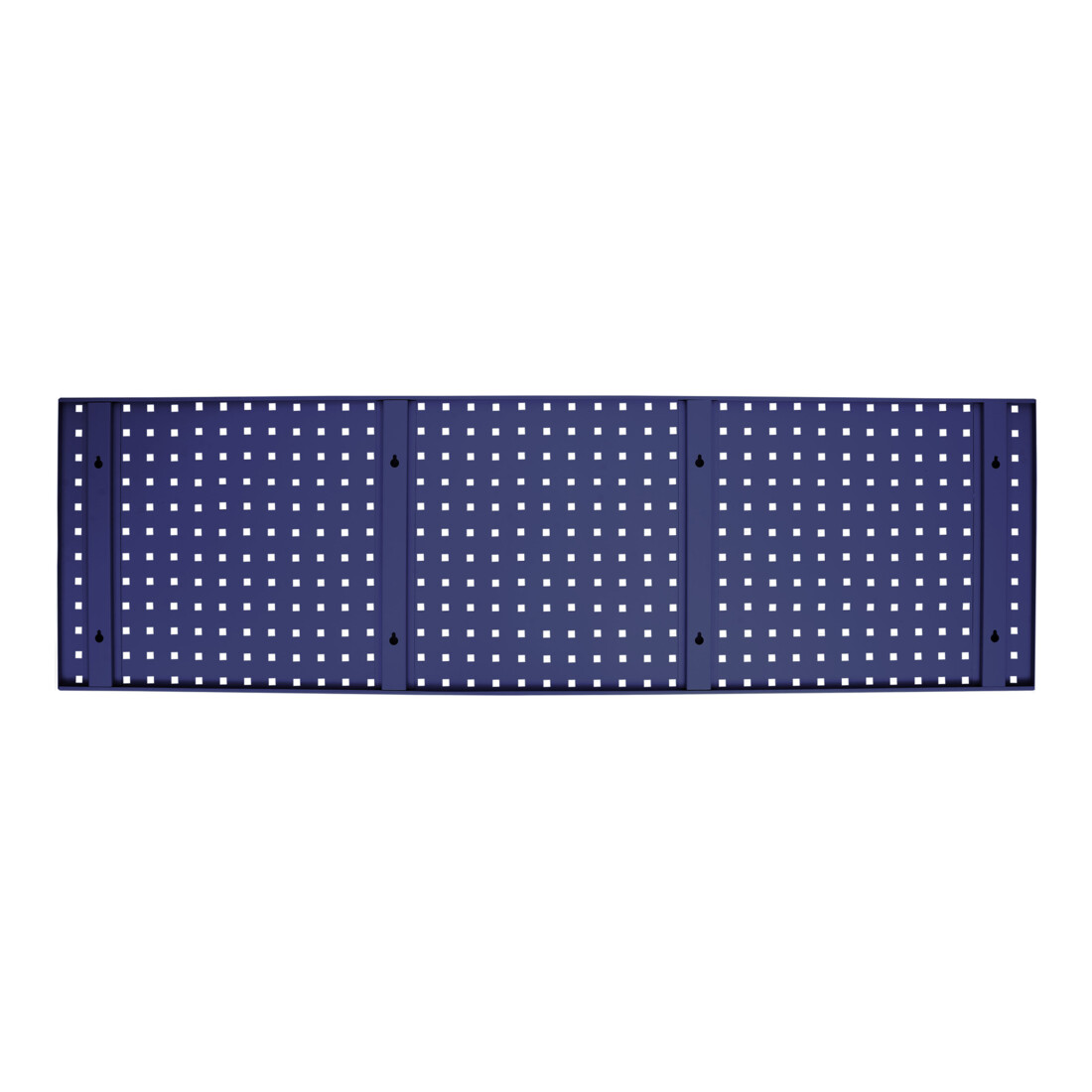 Panneau perforé pour mur d'atelier STIER, 1500x450 mm, bleu gentiane