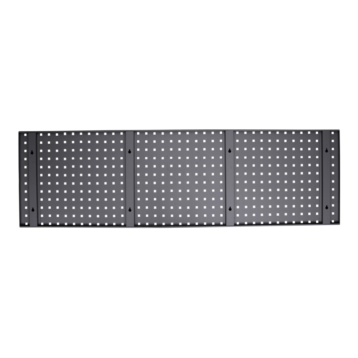 Panneau perforé pour mur d'atelier STIER, 1500x450 mm, gris anthracite