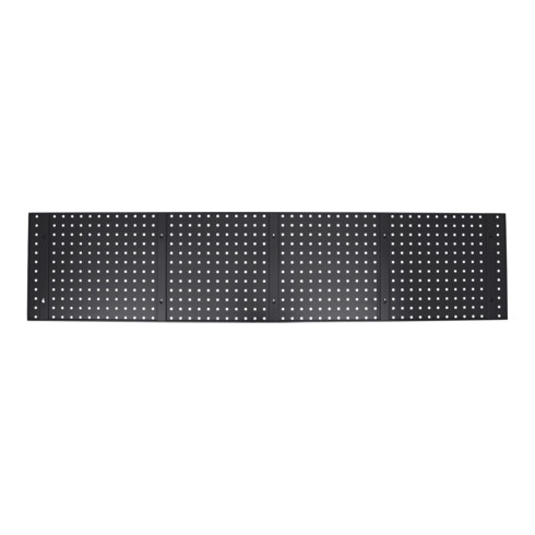 Panneau perforé pour mur d'atelier STIER, 2000x450 mm, gris anthracite