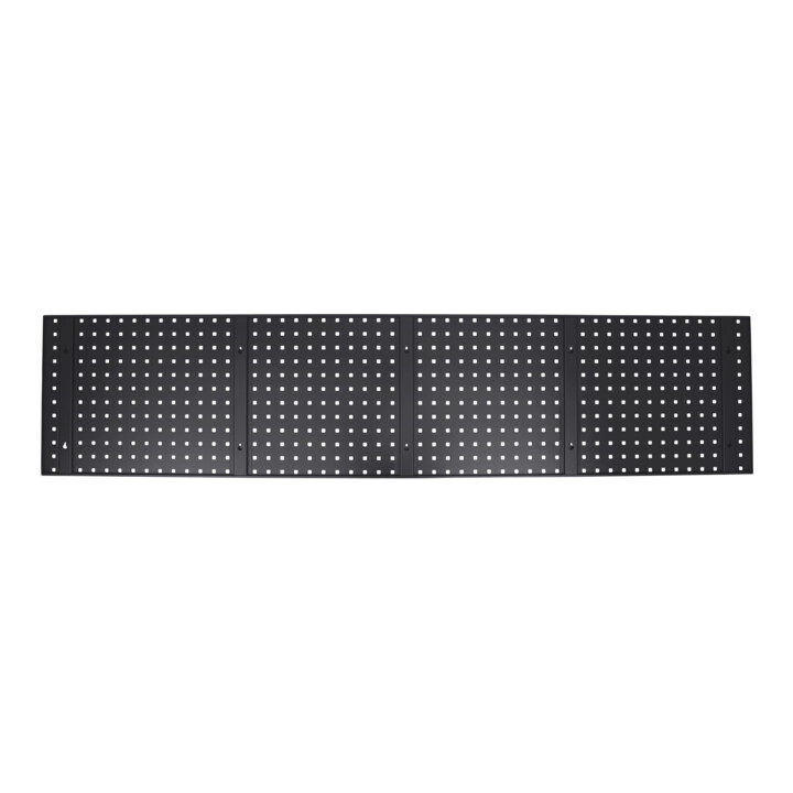 Panneau perforé pour mur d'atelier STIER, 2000x450 mm, gris anthracite