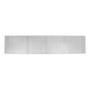 Panneau perforé pour mur d'atelier STIER, 2000x450 mm, gris clair-5